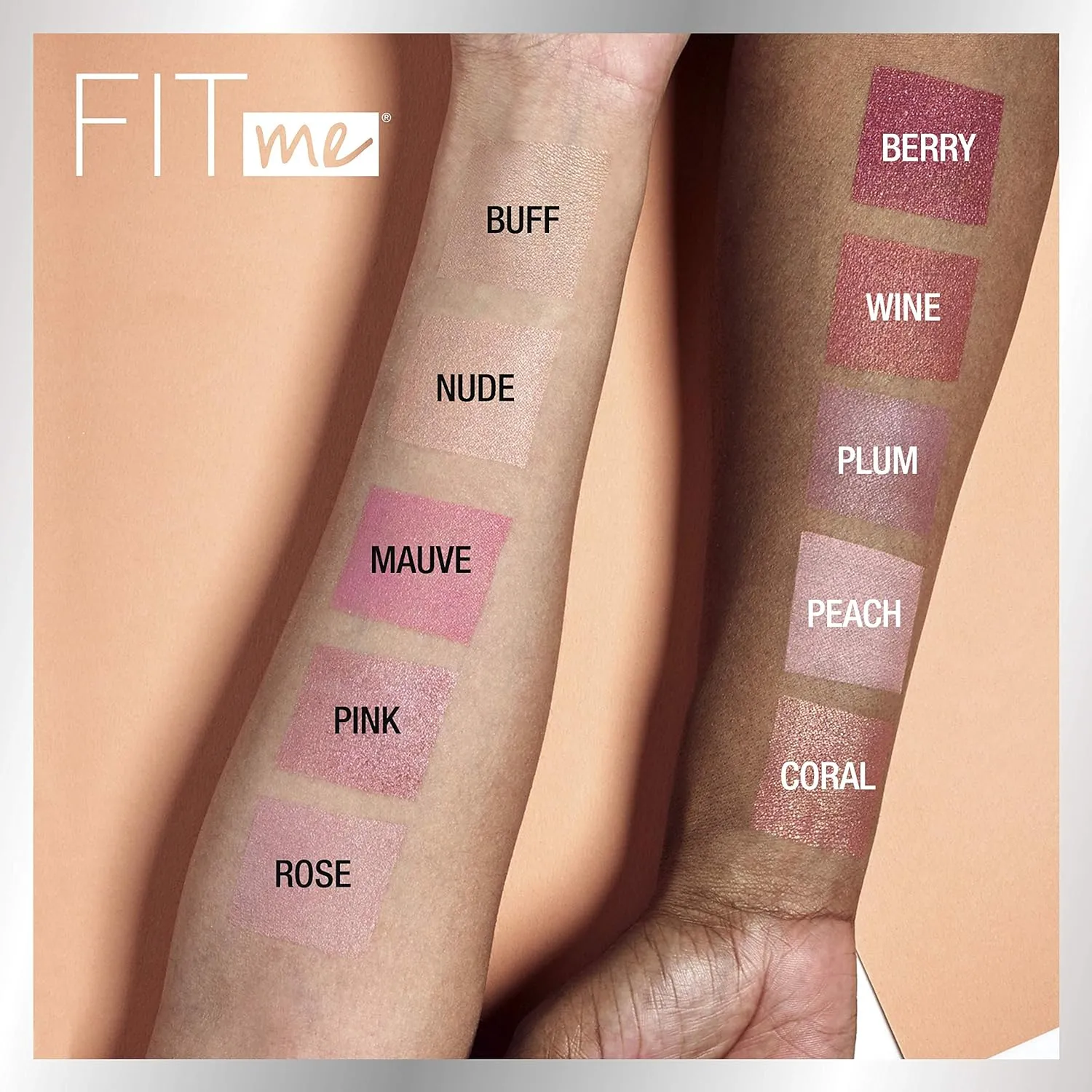 Maybelline Fit Me Loose Finishing Powder   Fit Me Blush Makeup Bundle, Includes 1 Setting Powder in Medium and 1 Blush in Mauve