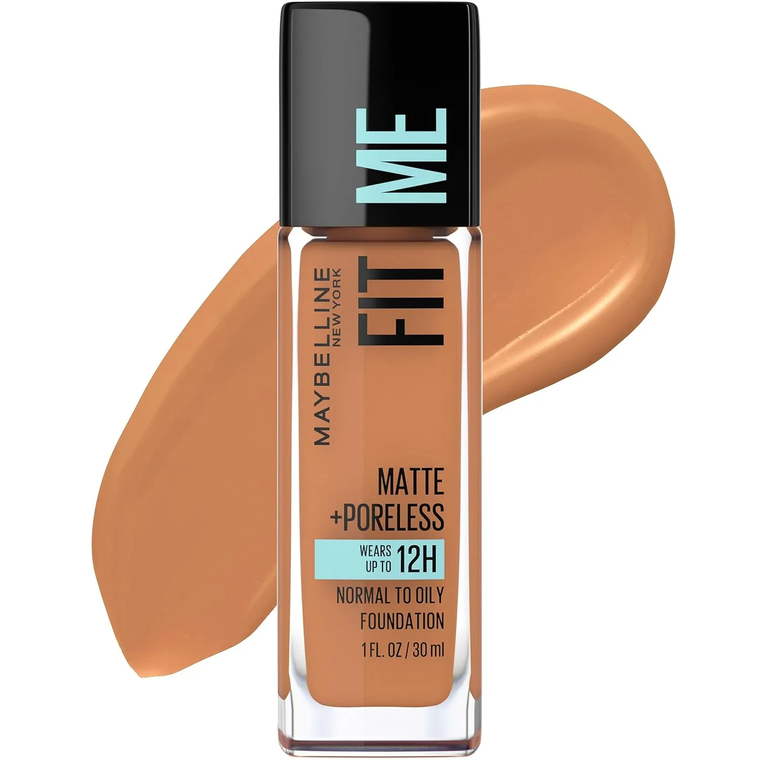 Maybelline Fit Me Matte   Poreless Liquid Oil-Free Foundation Makeup, Classic Tan, 1 Count (Packaging May Vary)