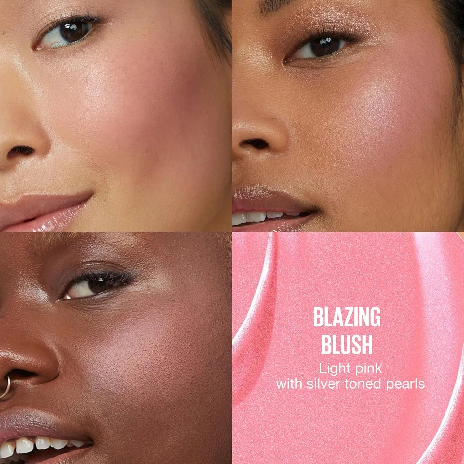 Maybelline Sunkisser Multi-Use Liquid Blush and Bronzer, Blendable, Longwear, Glowy Make Up, Blazing Blush, 1 Count