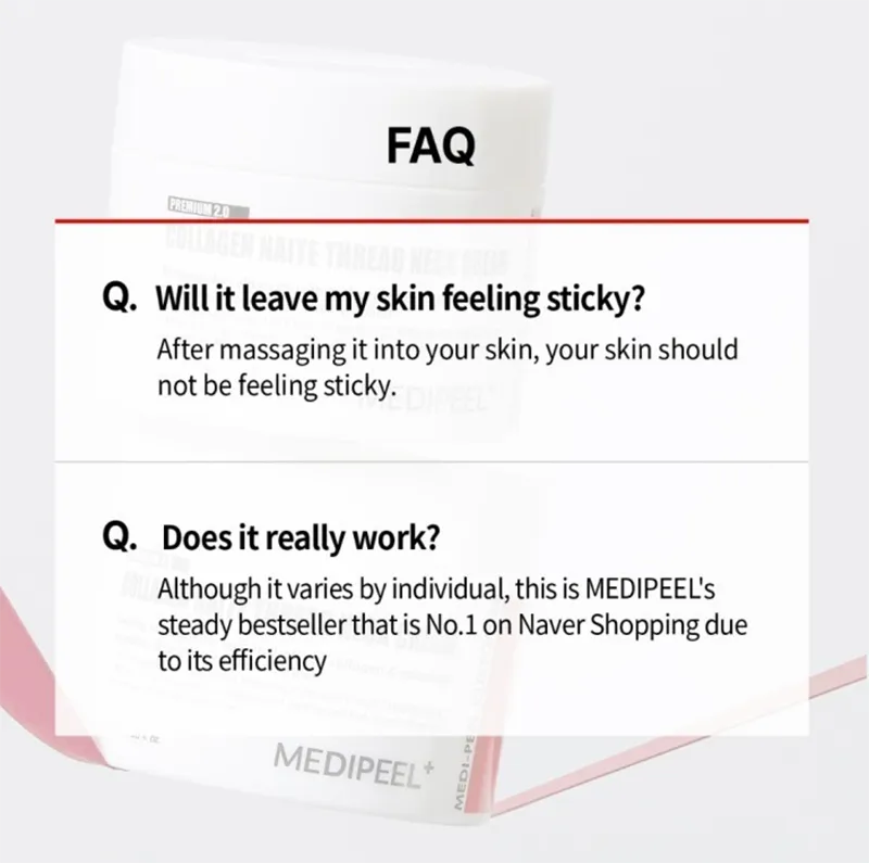MEDI-PEEL UPGRADED Premium Collagen Naite Thread Neck Cream 100ml