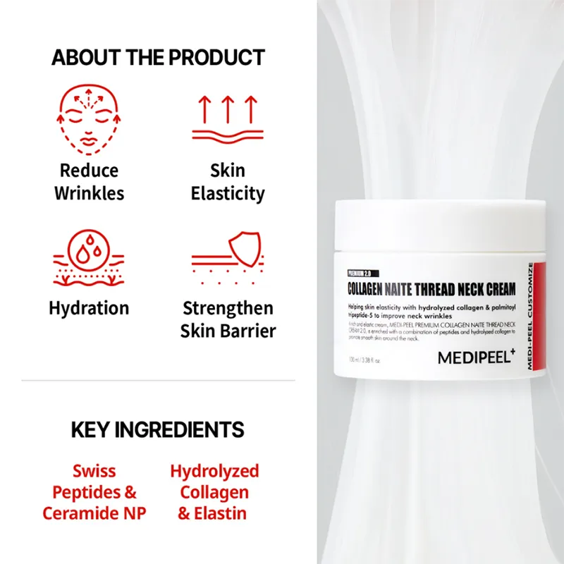 MEDI-PEEL UPGRADED Premium Collagen Naite Thread Neck Cream 100ml