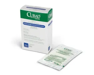 Medline CUR250383 Curad Oil Emulsion Dressing - 3 inch x 8 inch, 3 per pack, 36 packs, Box of 108 dressings