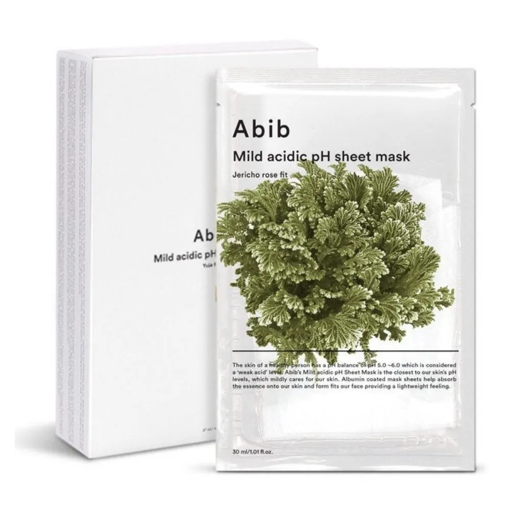 Mild Acidic pH Sheet Mask Jericho Rose Fit