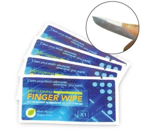 Minty Finger Teeth Wipes