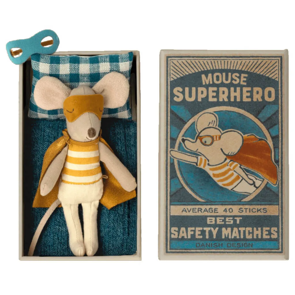 MLG Little Brother Super Hero Mouse Doll in Matchbox
