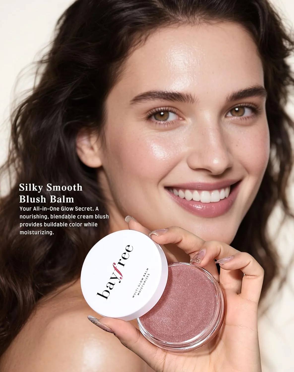 Multi Glow Balm, Cream Blush for Cheeks, Blush Balm Face Makeup, Radiant Finish, Hydrating, Creamy, Lightweight & Blendable Color, Face Makeup, 0.63 Oz