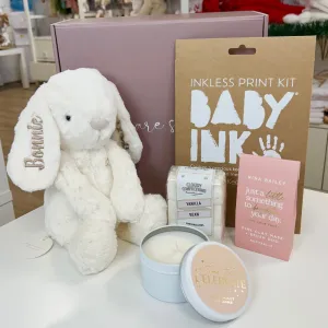 Mum & Bub Newborn Gift Set - Marshmallow Snuggle Bunny