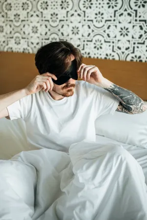 Natural silk eye mask Black Night PRE-ORDER