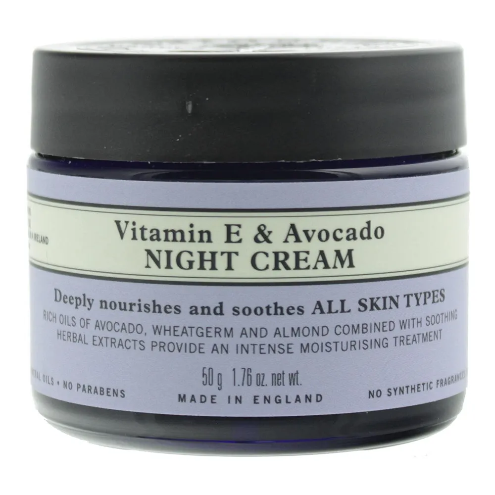Neal's Yard Remedies Vitamin E & Avocado Night  Cream 50g