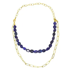 Neomi Stone & Chain Layering Necklace