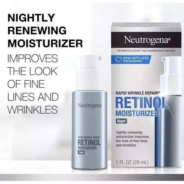 Neutrogena Rapid Wrinkle Repair Night Face Moisturizer - 1 fl oz