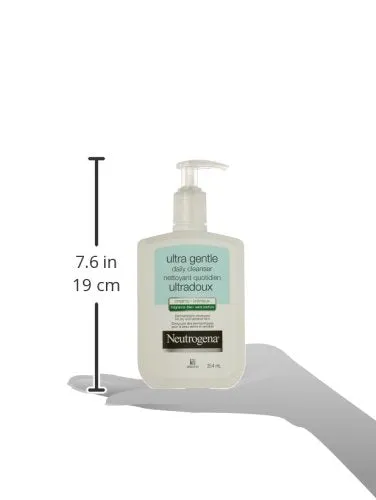 Neutrogena Ultra Gentle Daily Cleanser, Fragrance-Free- clear, 354 ml (Pack of 1)