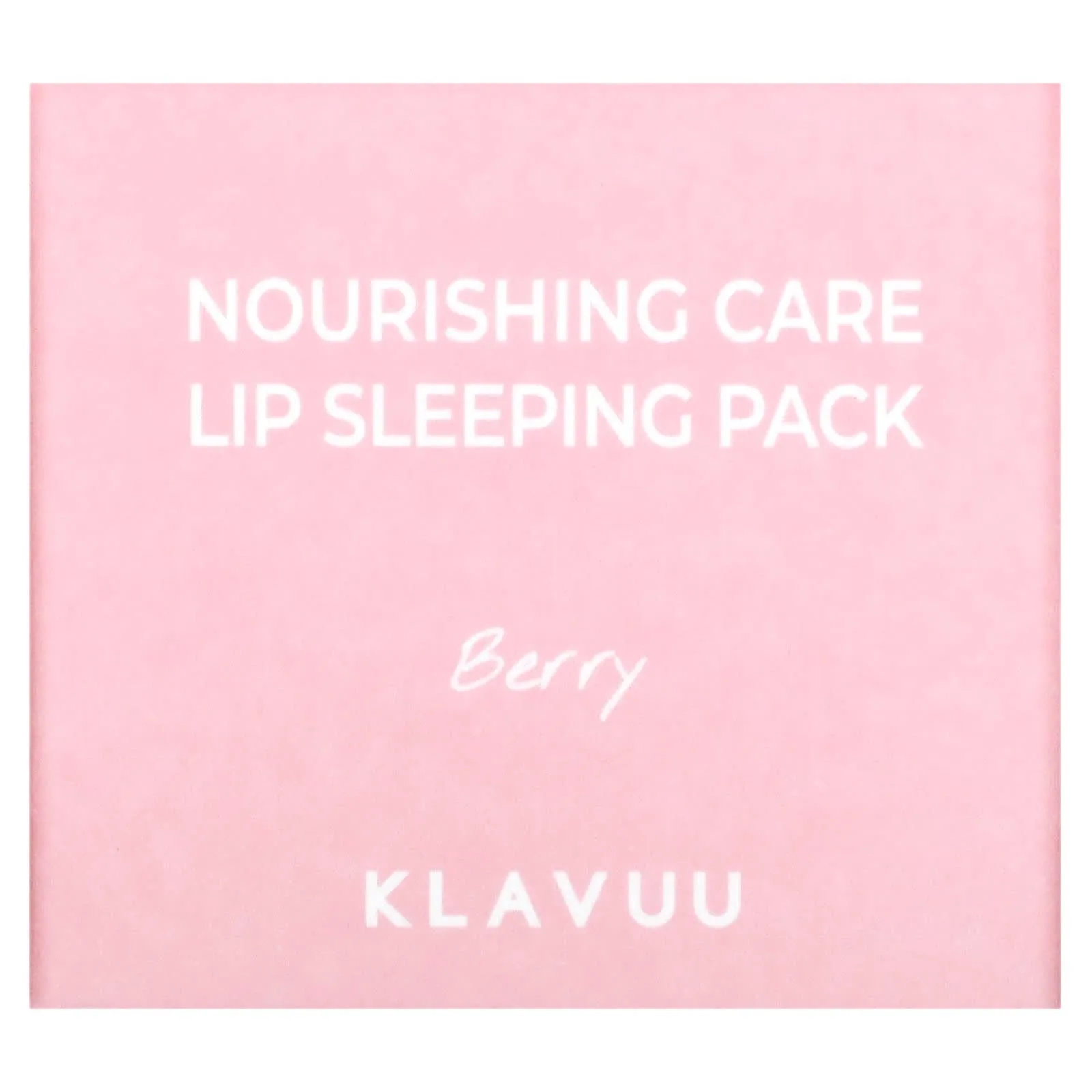 Night Mask KLAVUU for lips, berry, 20 g