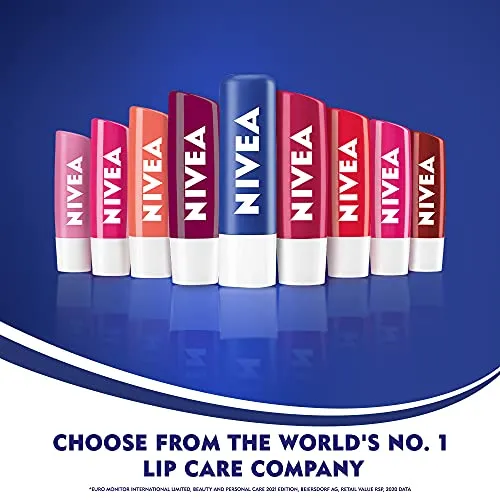 NIVEA Lip Balm, Original Care, 4.8g