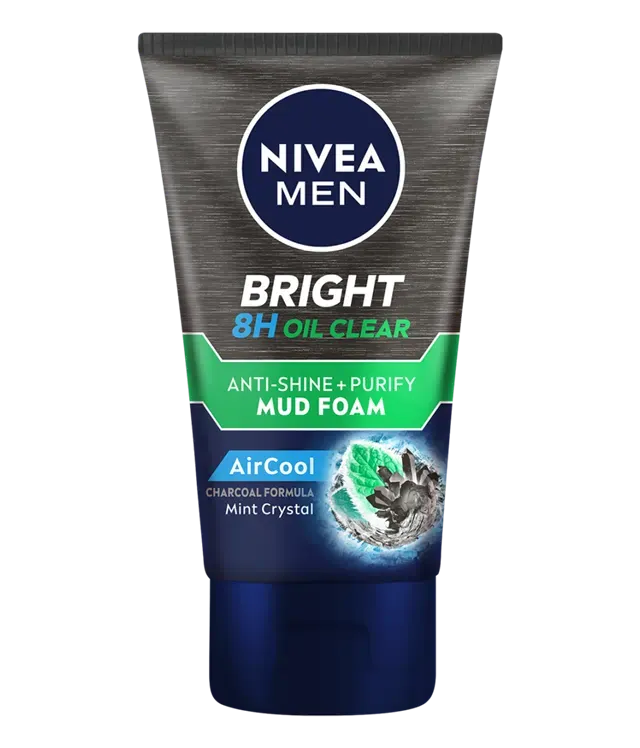 Nivea Men Whitening Air Cool Mud Foam 100ml