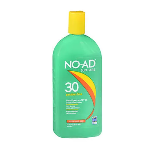No-Ad Suncreen Lotion SPF 30 16 Oz By No-Ad