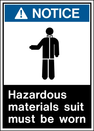 Notice - Protective Clothing