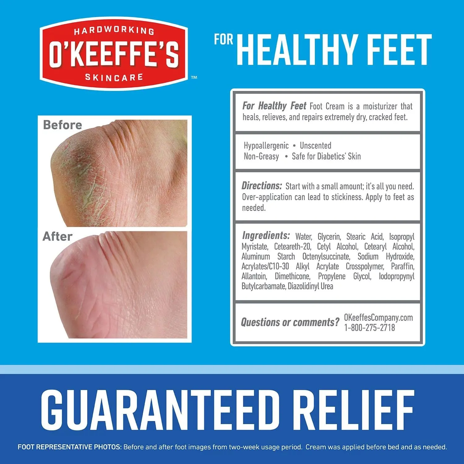O'Keeffe's Healthy Feet and Lip Repair Variety Kit
