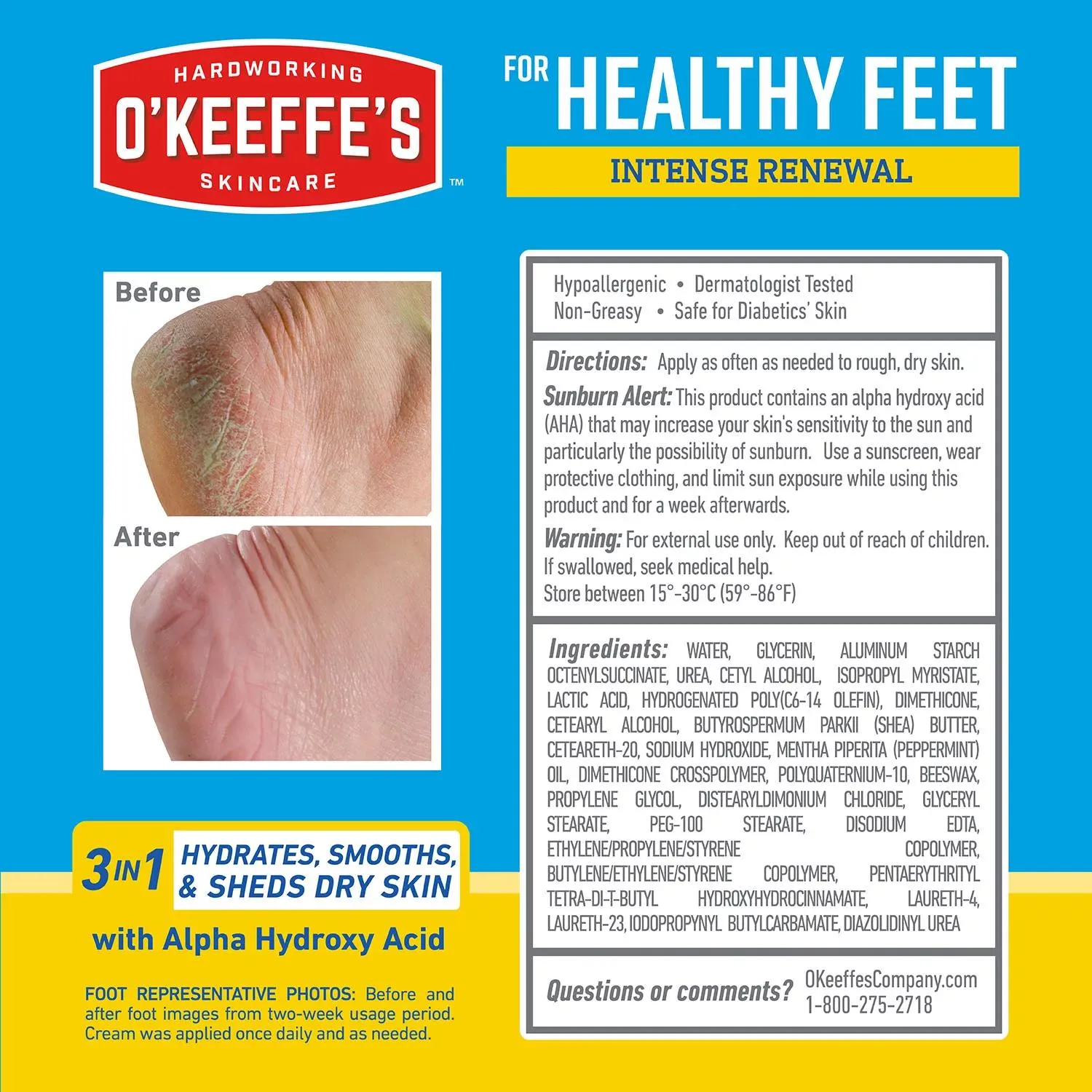 O'Keeffe's Healthy Feet and Lip Repair Variety Kit