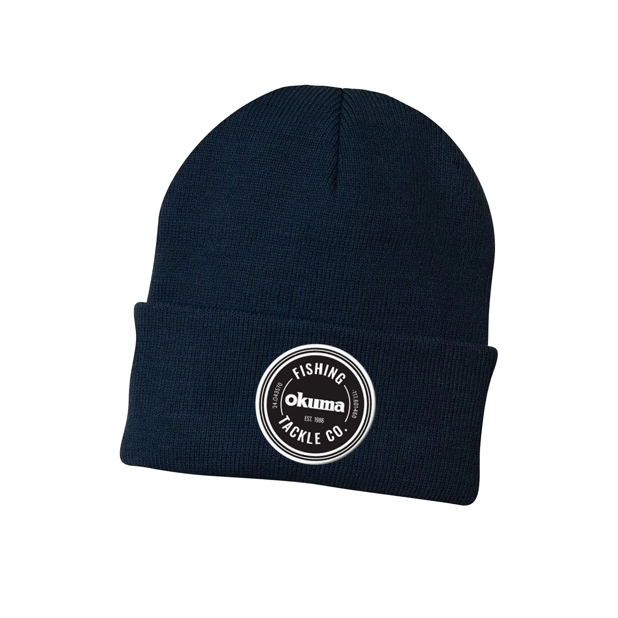 Okuma Navy Every Day Beanie with Patch
