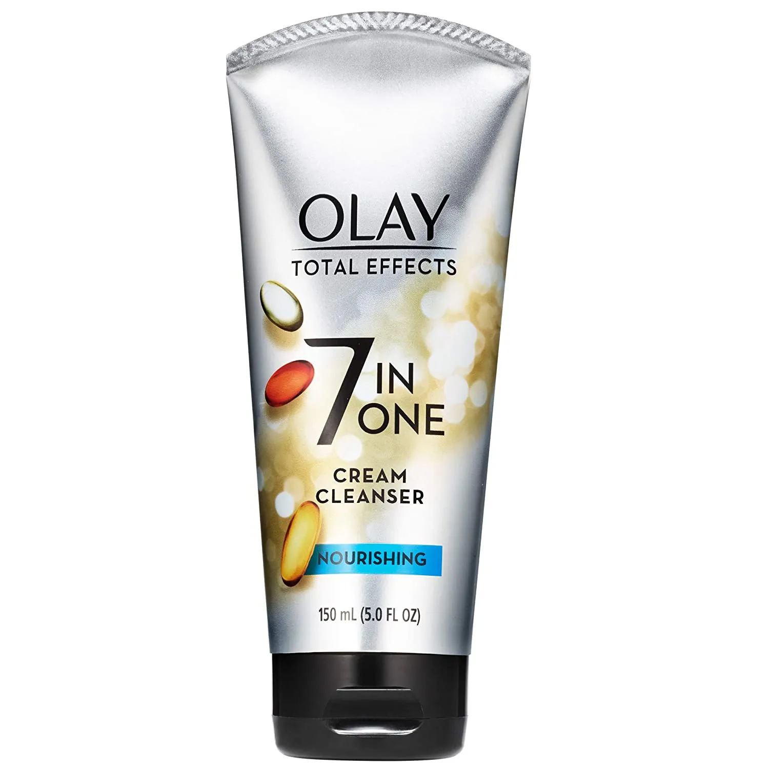 Olay 7 in 1 Total Effects Nourishing Cream Facial Cleanser, 5.0 fl oz pack of 3