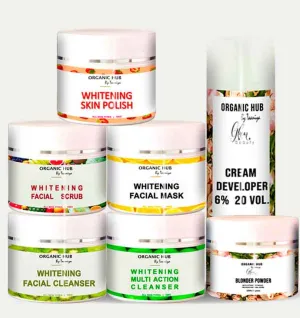 Organic Skin Whitening Fruity Facial Professional With HD Glow Polisher - Glam Beauty
