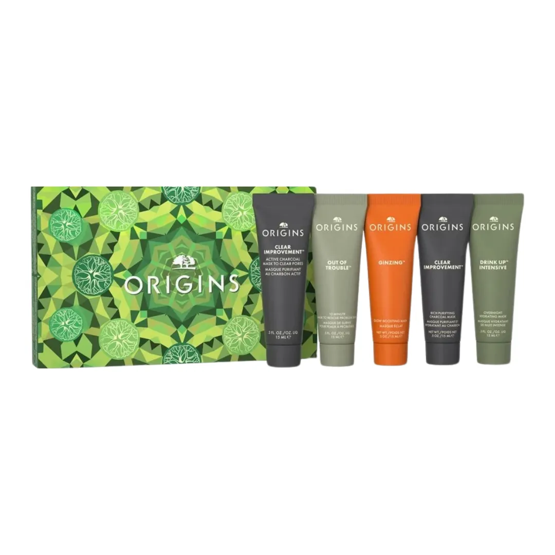 Origins - Multi - Maskers Five Mini Masking Essentials Set - 5 pc Set - .5 Oz / 15 ml