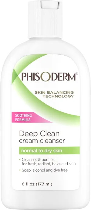 Phisoderm Deep Cleanser Cream 6Oz
