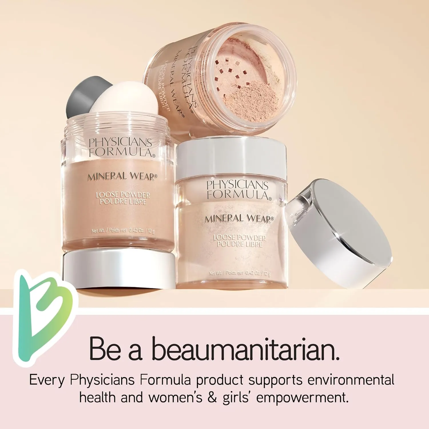 Physicians Formula Mineral Wear Talc-Free Loose Powder Creamy Natural, Dermatologist Tested, Clinically Tested