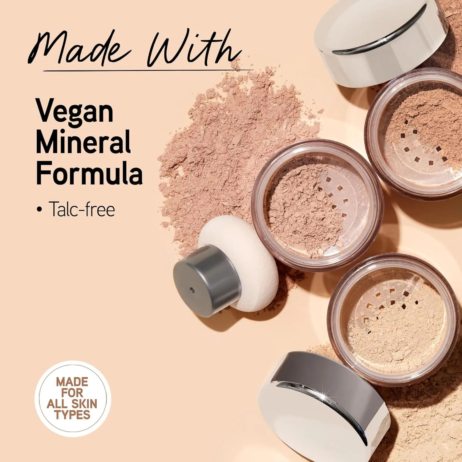 Physicians Formula Mineral Wear Talc-Free Loose Powder Creamy Natural, Dermatologist Tested, Clinically Tested