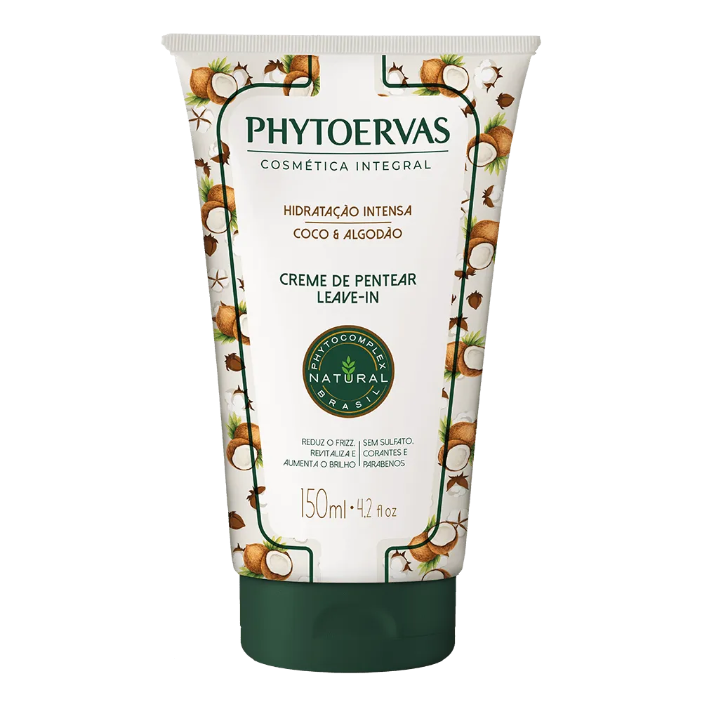 Phytoervas Cream of Combing Intense Hydration Coconut and Cotton 150ml