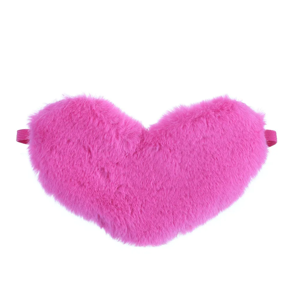 Pink Heart Sleeping Eye Mask