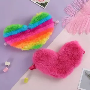 Pink Heart Sleeping Eye Mask