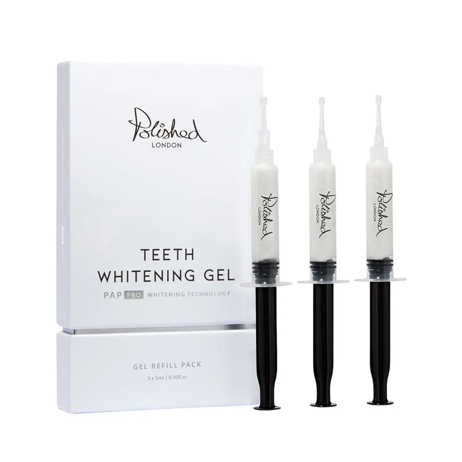 Polished London Teeth Whitening Gel (3 x 5ml)