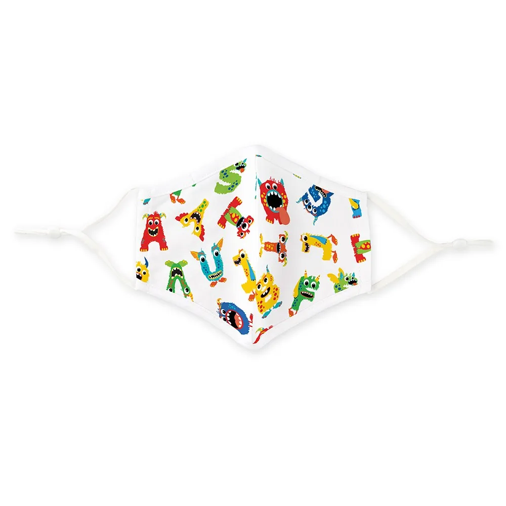 Protective Cloth Face Mask - Alphabet