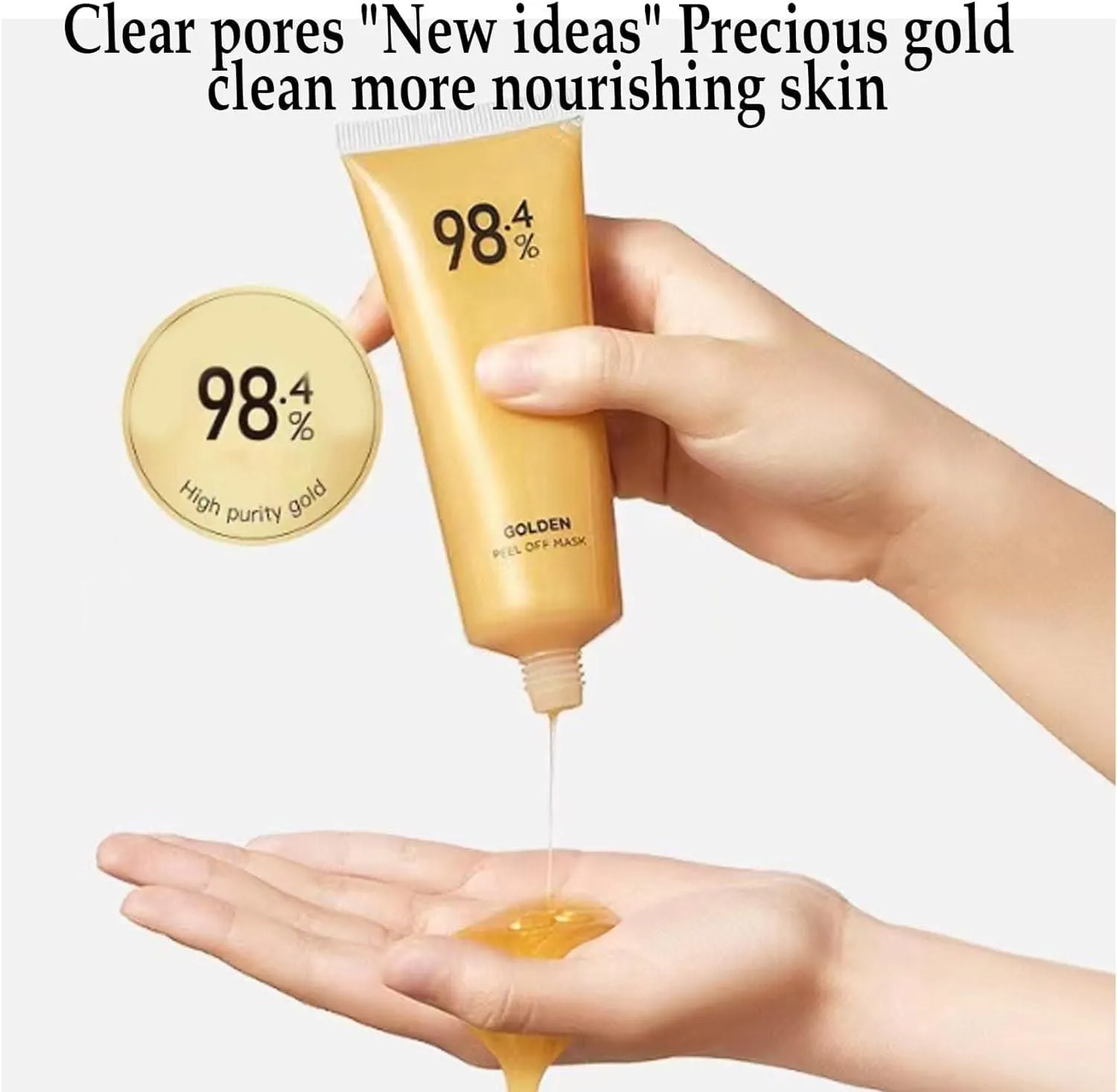 Radiant Gold Peel-Off Masks: 2-Pack, Skin Care