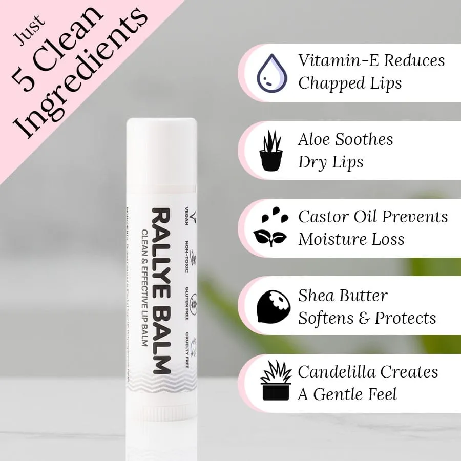 Rallye Balm - Organic Lip Balm - Twist Up Case