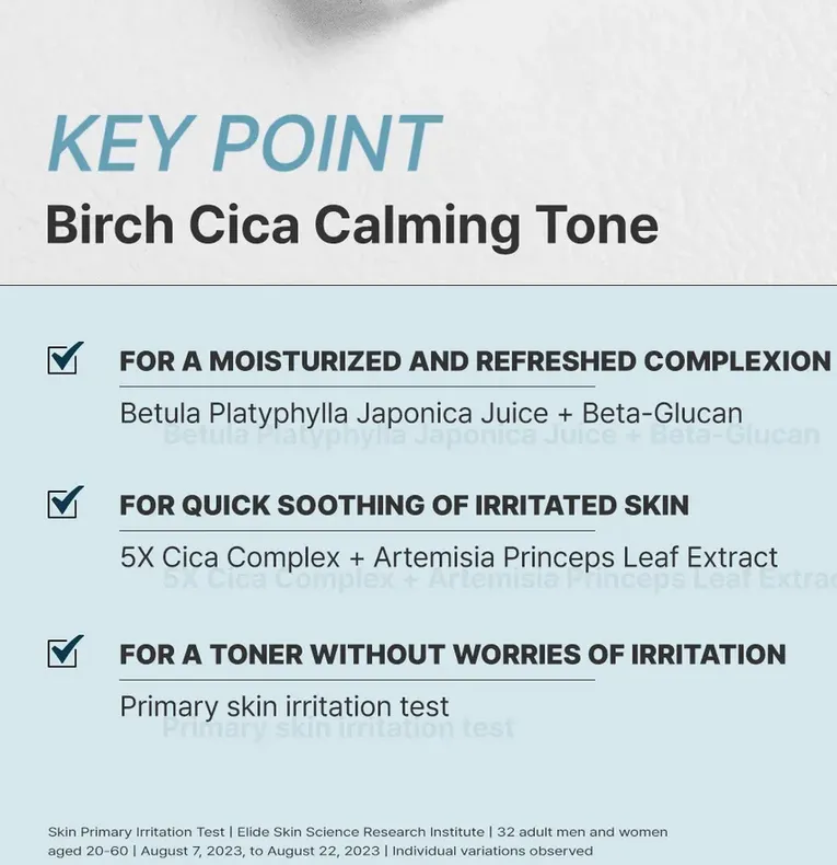 RAVIEL Birch CICA Calming Skin Toner 150mL