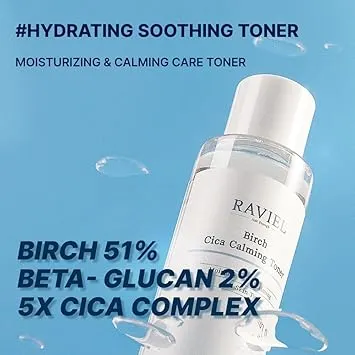 RAVIEL Birch CICA Calming Skin Toner 150mL