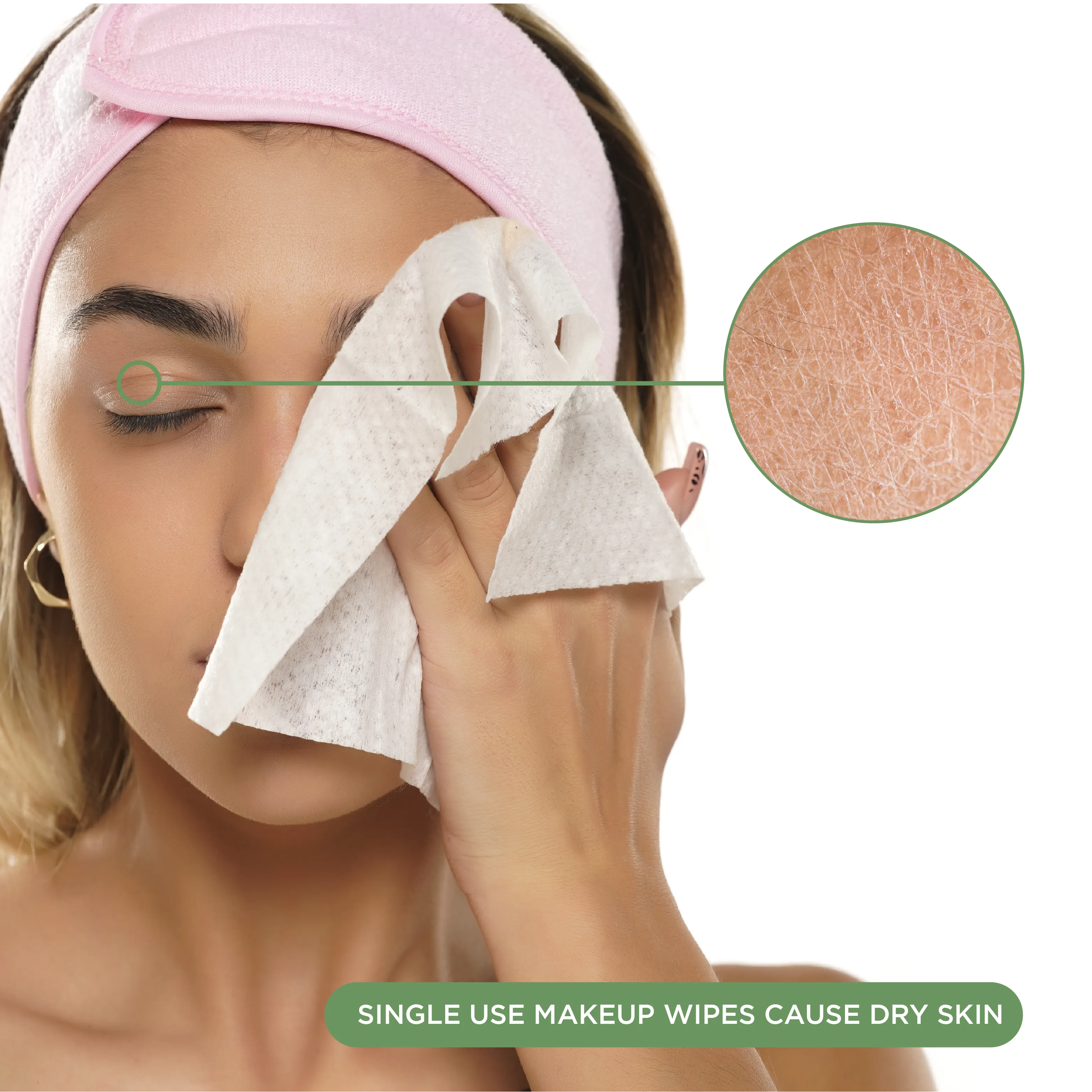 Raw Silk Skincare Washcloths - 1 Pack