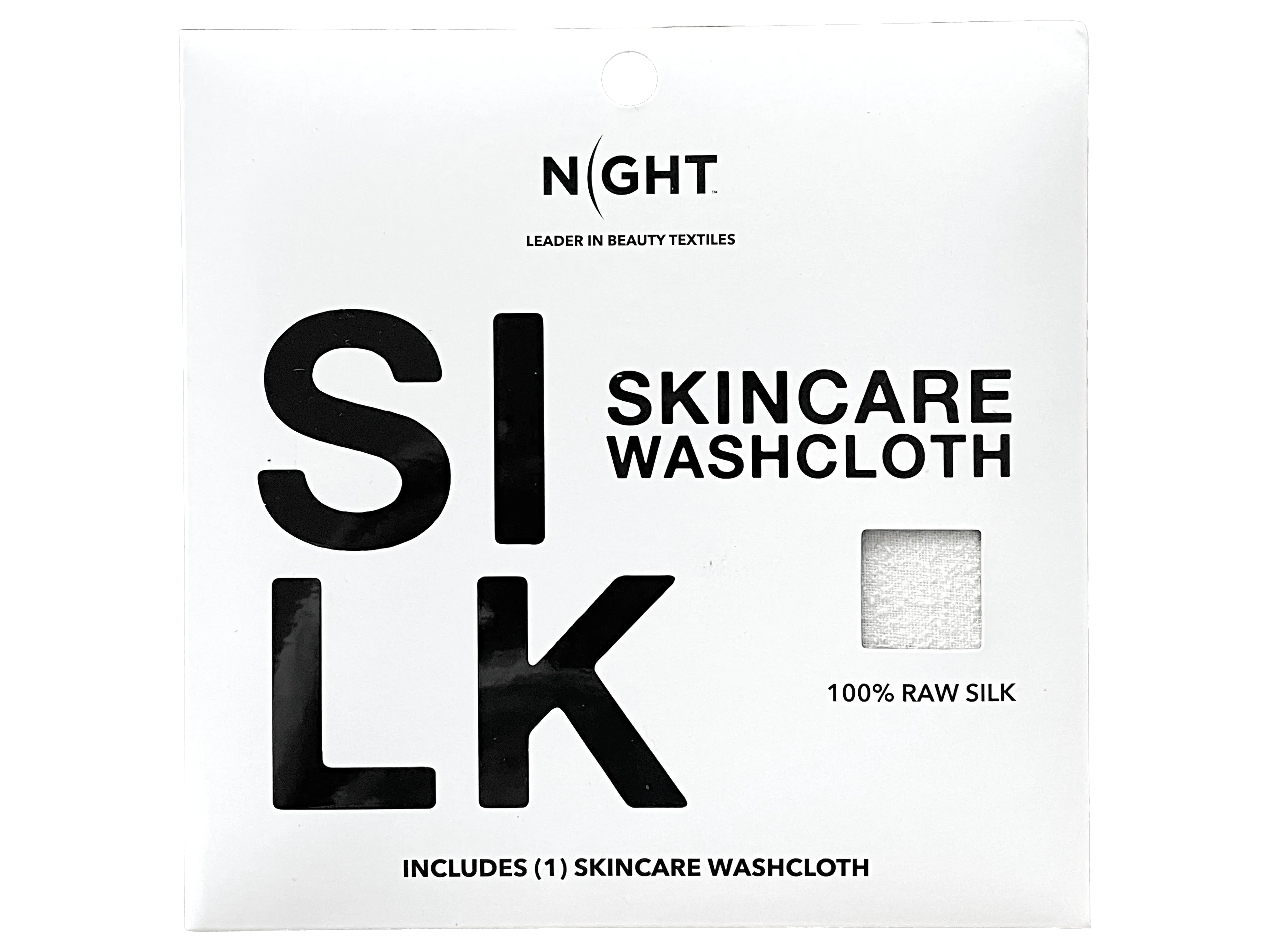 Raw Silk Skincare Washcloths - 1 Pack