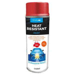 Red Heat Resistant Paint 400ml (SP-012)