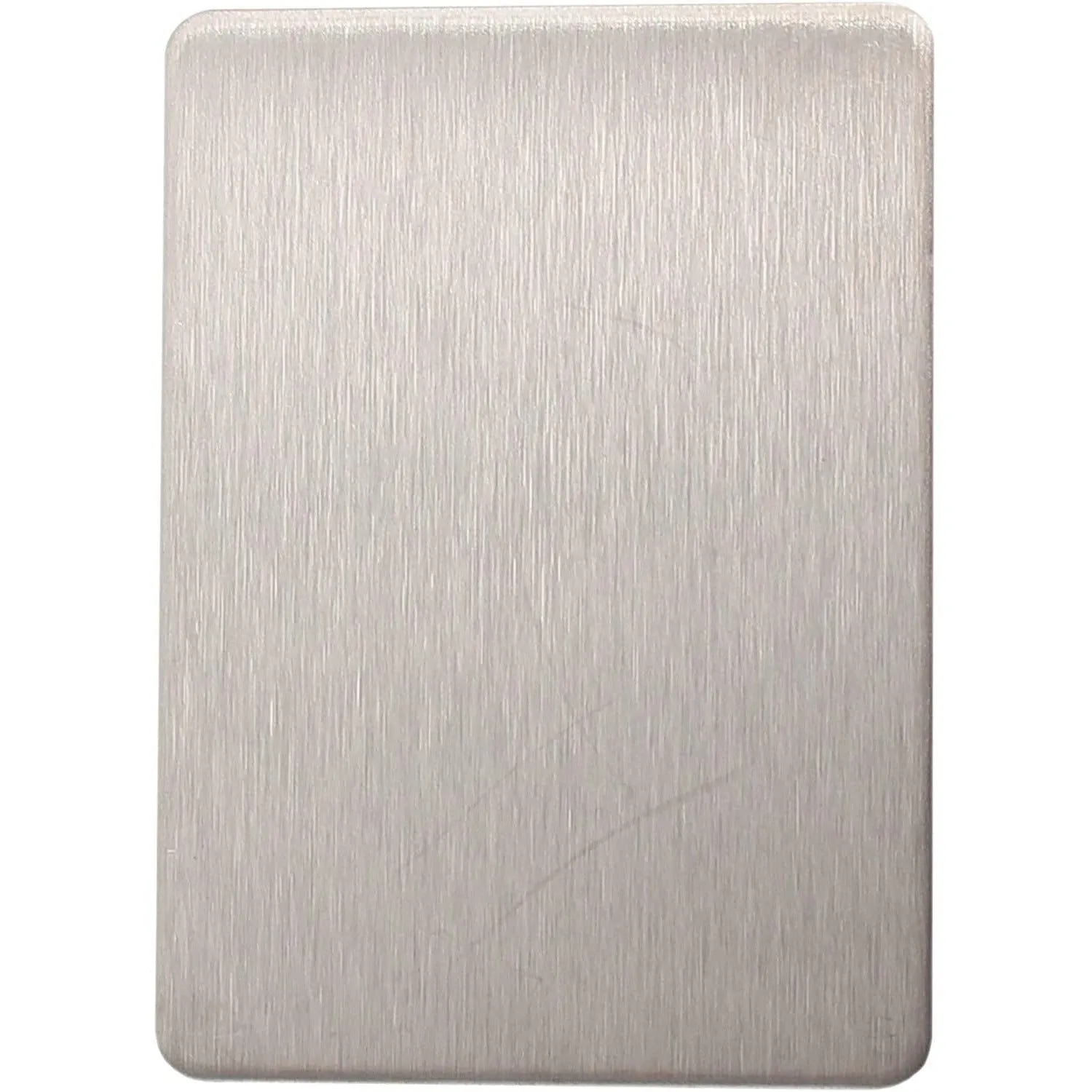 Repair Escutcheon - Blank - 65x47x1.2mm - Satin Stainless
