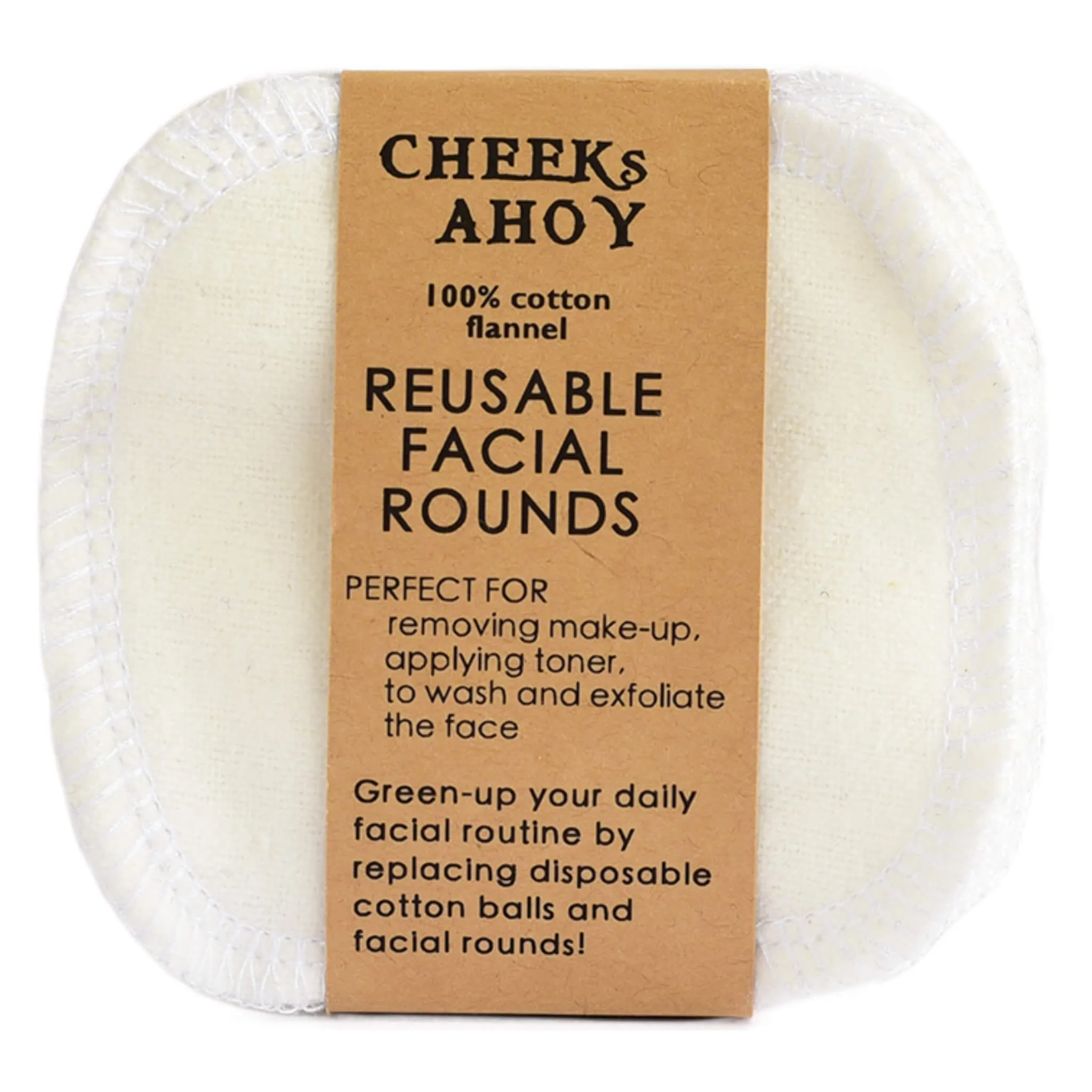 Reusable Facial Rounds, Cotton