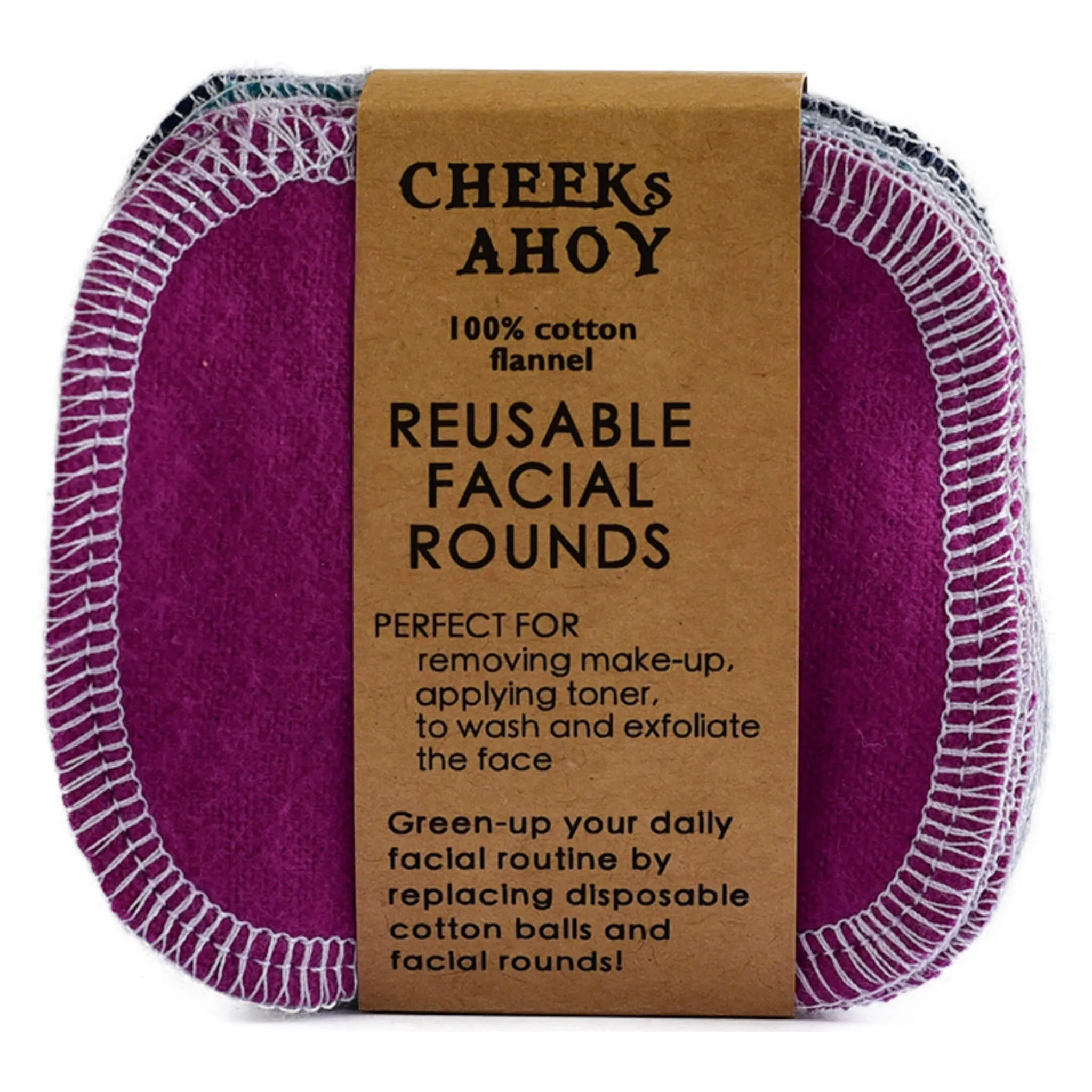 Reusable Facial Rounds, Cotton