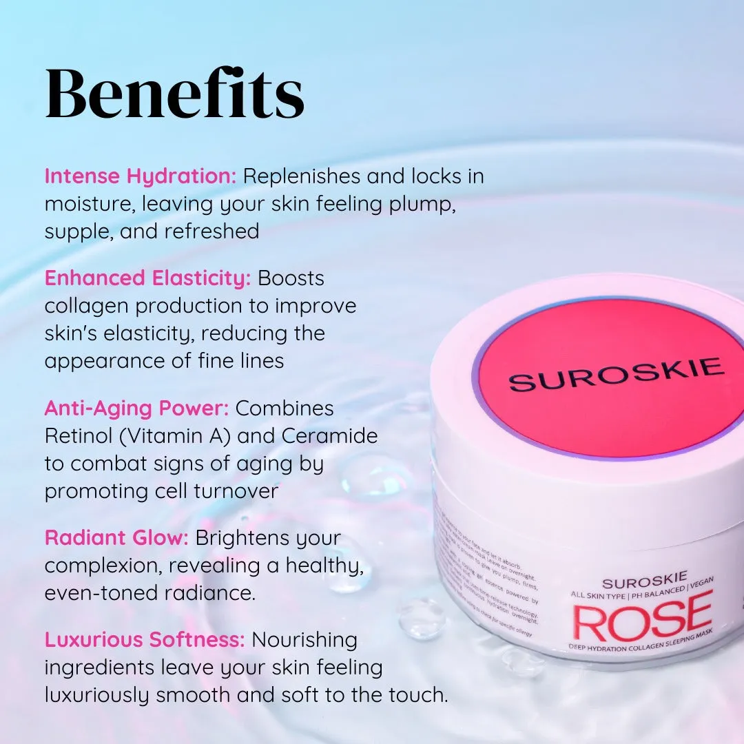 ROSE DEEP HYDRATION COLLAGEN SLEEPING MASK Freebie