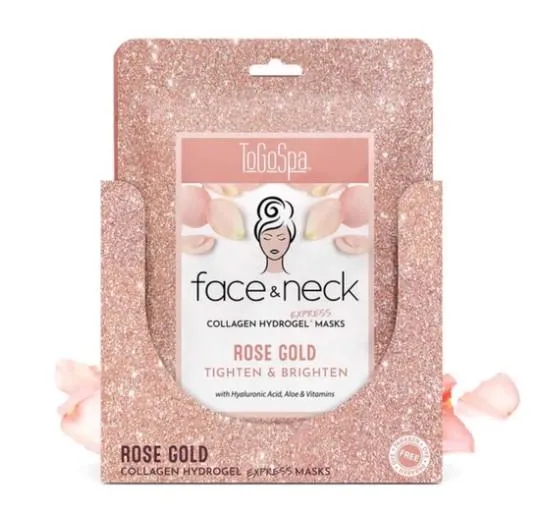 Rose Gold NEck and Face Mask