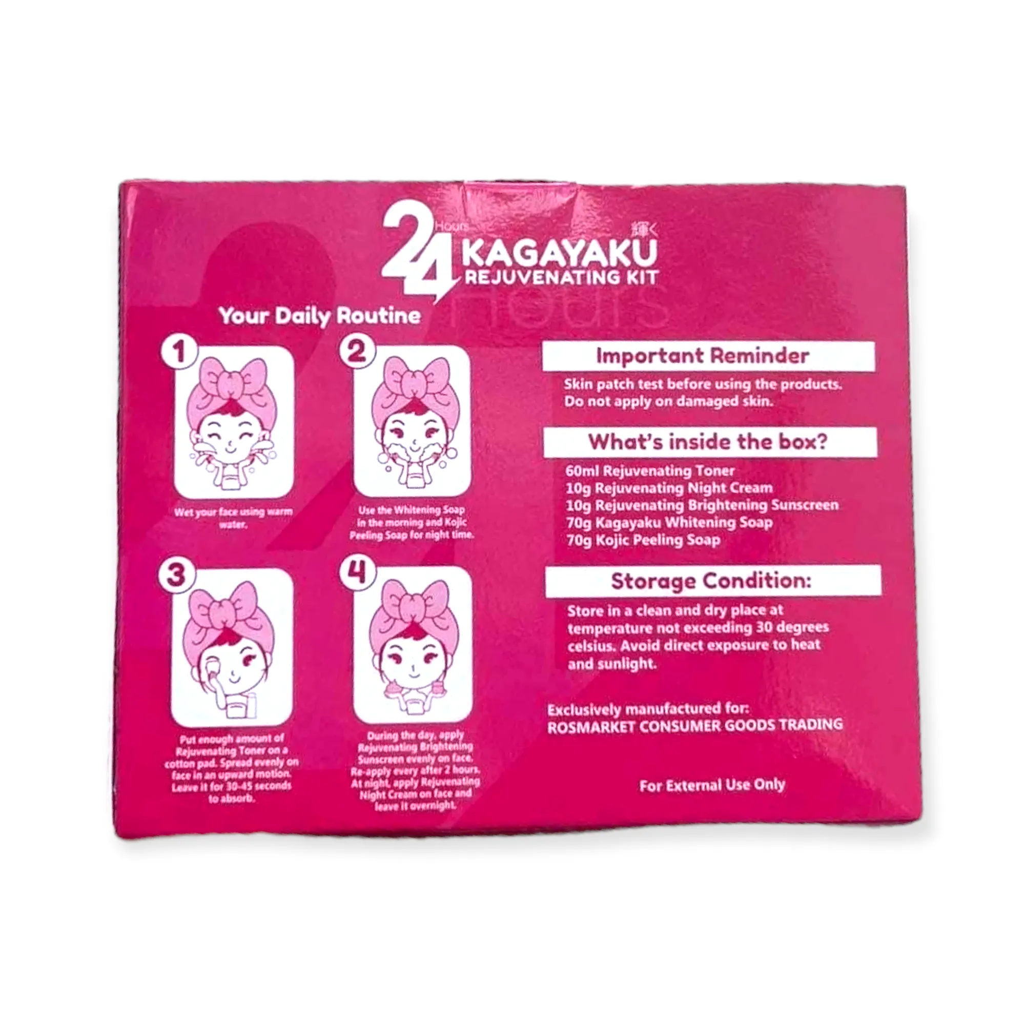 Rosmar - 24 Hour Kagayaku Rejuvenating Kit