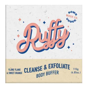 Ruffy Cleanse & Exfoliate Body Buffer - Ylang Ylang & Sweet Orange