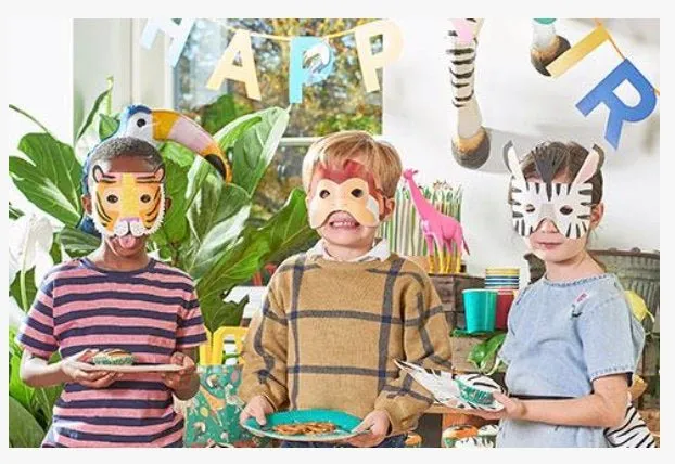 Safari Party Animal Masks